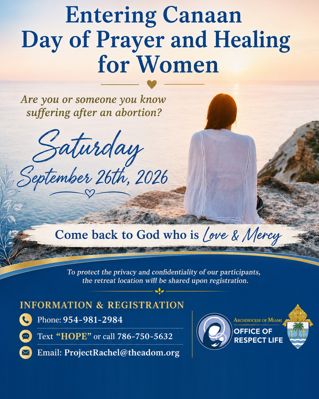 Entering Canaan Day of Prayer and Healing for Women