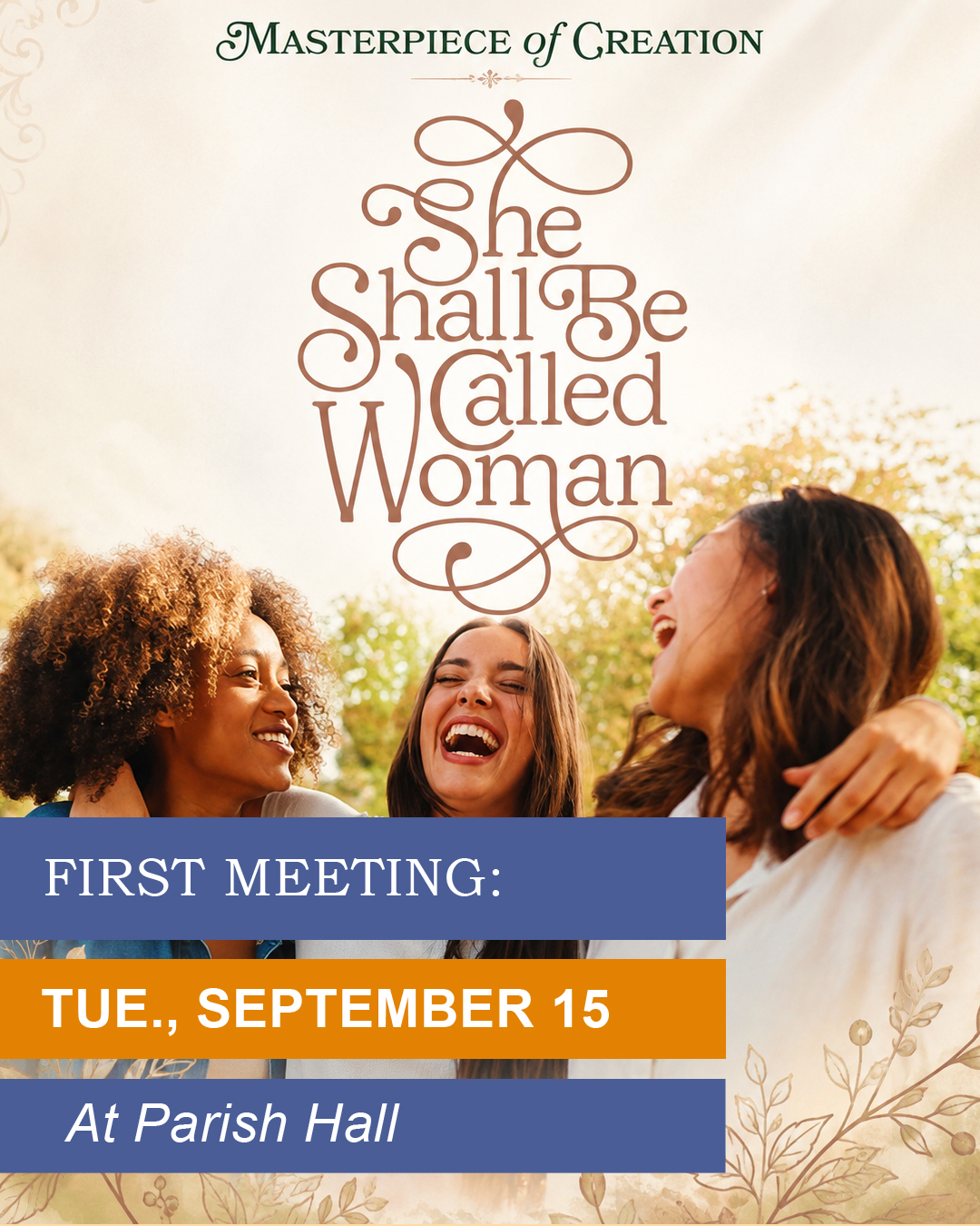 Join our Women's Group this Fall                                                                                                                                                                                                                                                                            