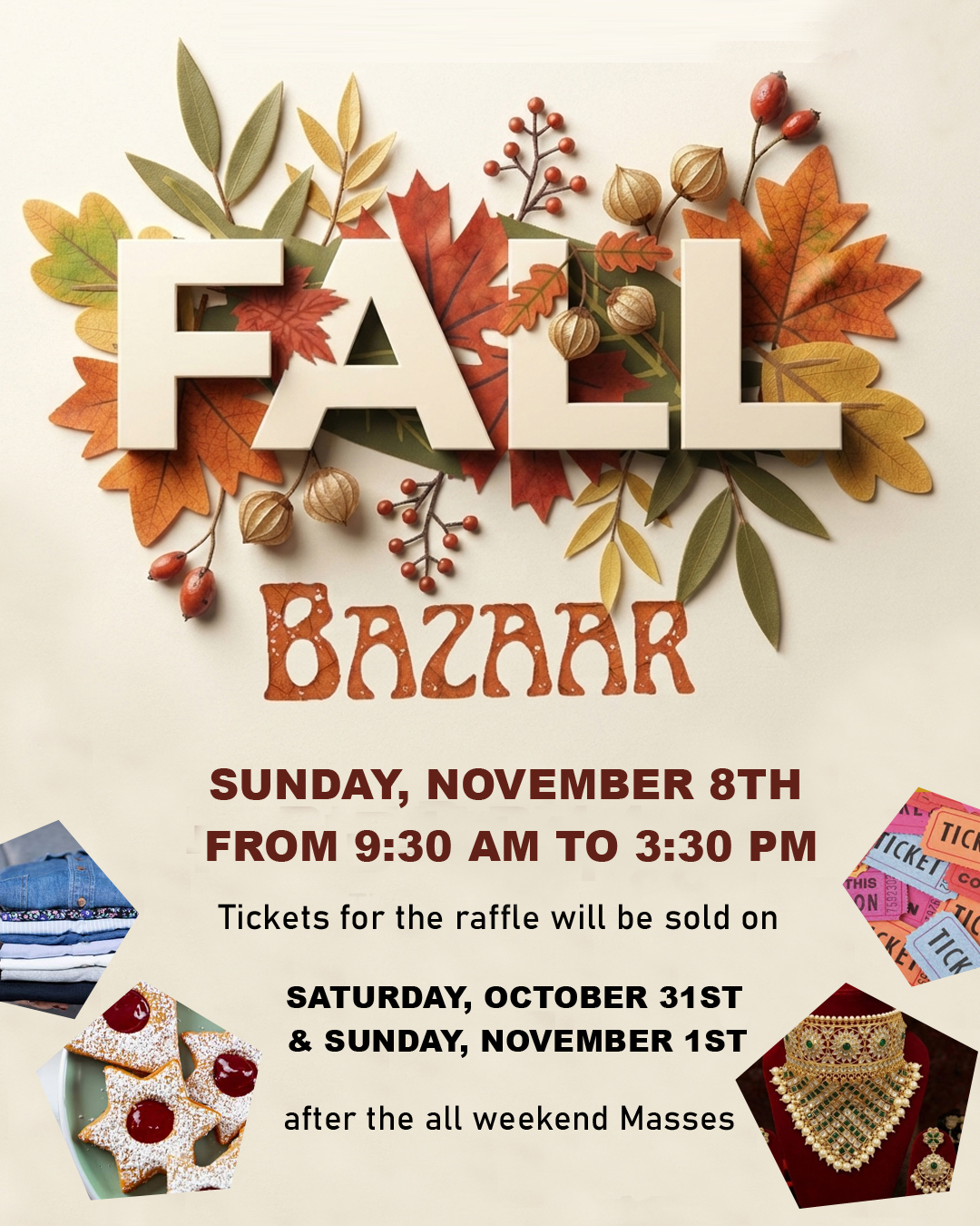 Society of St. Vincent de Paul Fall Bazaar                                                                                                                                                                                                                                                                  